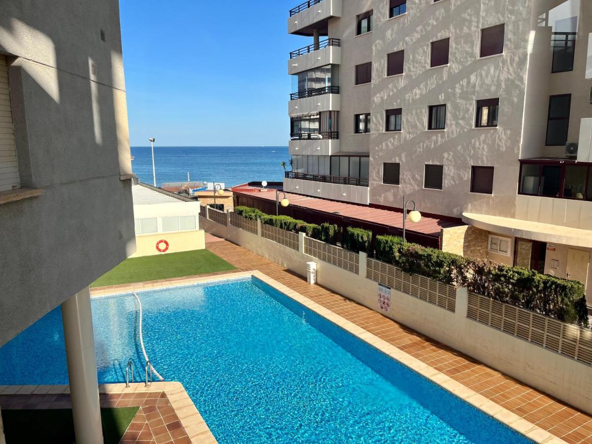 Apartment On The Beach With Parking And Pool Calpe Exteriér fotografie